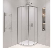 Душевой уголок RGW 90*90*190 PA-51, полукруг, хром, прозрачное стекло 6 мм, Easy Clean 02085199-11