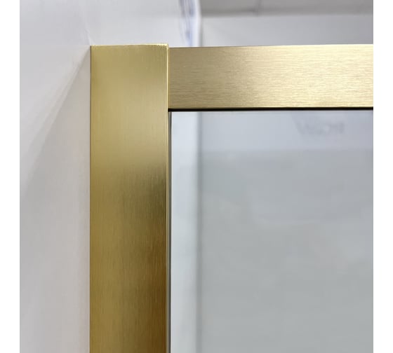Душевой уголок RGW 100*100*195 SV-81-G, трапеция, золото, прозрачное стекло 6 мм, Easy Clean 32328100-16