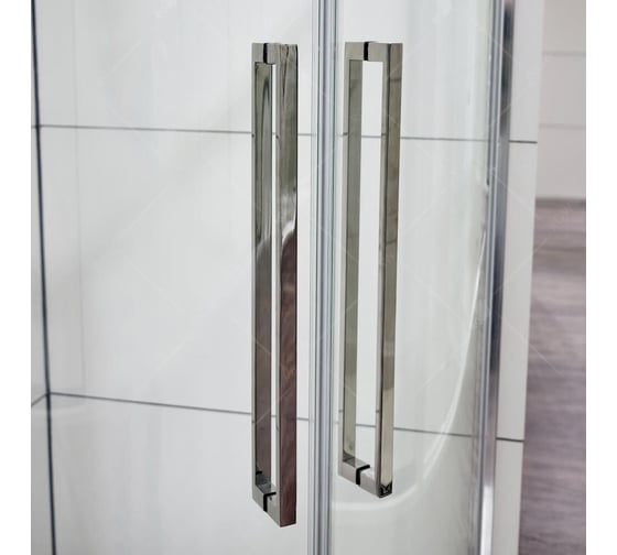 Душевой уголок RGW 80*80*200 SV-53, полукруг,Хром/прозрачное стекло 6 мм 06325388-11