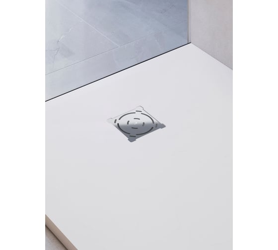 Душевой поддон RGW 100х120х2,5 ST-0120W белый/прямоугольный O 90 мм, каменный 16152012-01