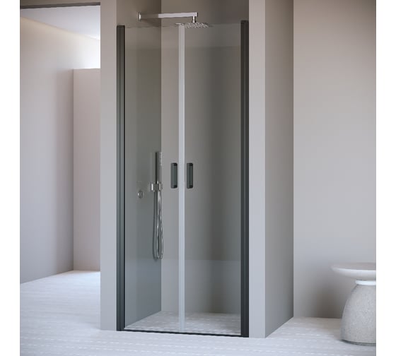 Душевая дверь RGW 90*195 PA-104-B Чёрный/Прозрачное/6 мм (EasyClean) 060810409-14 1