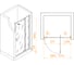 Душевая дверь RGW 90-100*195 PA-008-B Чёрный/Прозрачное/6 мм (Easy) 350800890-14 5