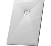 Душевой поддон RGW 80х120х2,5 ST-0128W белый/прямоугольный O 90 мм, каменный 16152812-01