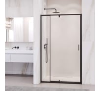 Душевая дверь RGW 100-110*195 PA-008-B Чёрный/Прозрачное/6 мм (Easy) 350800801-14