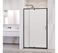 Душевая дверь RGW 100-110*195 PA-008-B Чёрный/Матовое/6 мм (Easy) 350800801-24