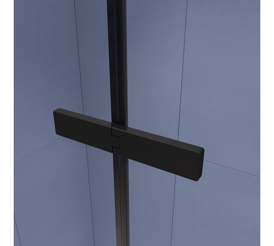 Душевой уголок RGW 100*80*200 SV-040-B, прямоугольник, черный, матовое стекло 8 мм, 2 уп. 353204008-24