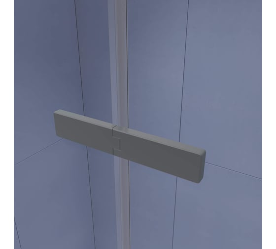 Душевой уголок RGW 100*80*200 SV-040-Gr, прямоугольник, серый, прозрачное стекло 8 мм, 2 уп. 353204008-110