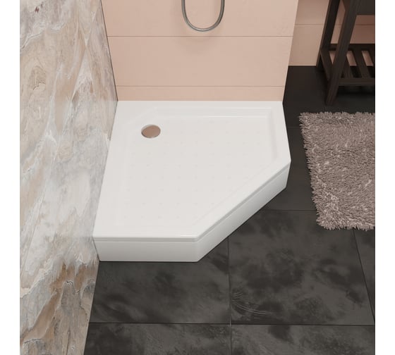 Душевой поддон RGW 80х80х3,5 h22 STYLE трапеция O 60 мм (FW5-8) 16180588-11