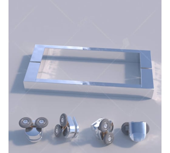 Душевой уголок RGW 80*80*185 CL-54, полукруг, хром, прозрачное стекло 5 мм 32095488-11