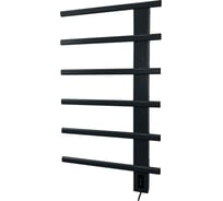 Полотенцесушитель электрический РЭМО ЭПС 500х900НС Е6Э, универс.подключение (правое), черный матовый 101010