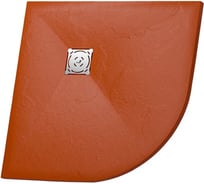 Душевой поддон RGW 90*90*2,5 ST/R-0099Tr терракот, полукруг, 90 мм, каменный 16153099-11