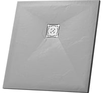 Душевой поддон RGW 90*90*2,5 ST-0099Co бетон, квадрат, 90 мм, каменный 16152099-10