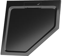 Душевой поддон RGW 90*90*3 STA-61 черный, трапеция 16330599-04