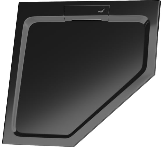 Душевой поддон RGW 90*90*3 STA-61 черный, трапеция 16330599-04