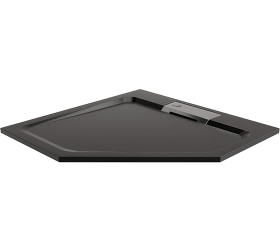 Душевой поддон RGW 90*90*3 STA-61 черный, трапеция 16330599-04