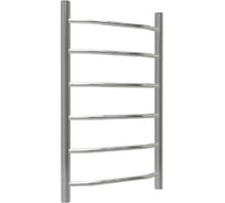 Полотенцесушитель ТЕРМОДИЗАЙН нерж. E (лесенка) W=500, H=800 (6 перекладин) 1/2в.р. TDE008