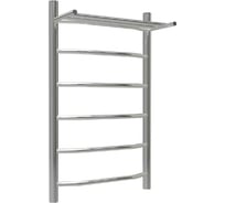 Полотенцесушитель ТЕРМОДИЗАЙН нерж. EP (лесенка c полкой) W=500, H=800 (5 перекладин) 1/2в.р. TDEP005