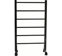 Полотенцесушитель электрический РЭМО ЭПС 500х800НП Н6Э, с колесами, черный матовый 101019