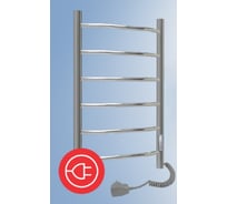 Полотенцесушитель электрический ТЕРМОДИЗАЙН нерж. E (лесенка) W=500, H=500 (4 перекладины) TDE006E