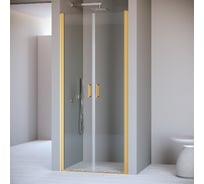 Душевая дверь RGW 90*195 PA-104-Gb Золото браш/Прозрачное/6 мм (EasyClean) 060810409-16