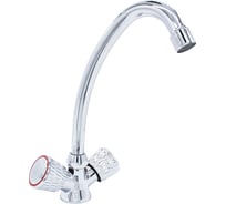 Смеситель для кухни Damento TONDO CU17.01, 1/2 керамика, хром, излив 335 мм, п/г (1/10) 000225