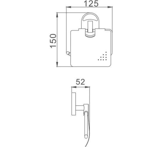 Бумагодержатель D-Lin 700 D240700
