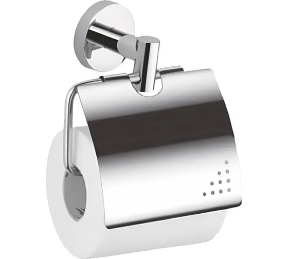 Бумагодержатель с крышкой D-Lin хром D240100