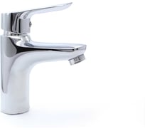 Смеситель для умывальника Doron DL 2327-N, шаровый, хром, излив короткий, п/г (1/10) 003347