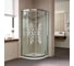 Душевой уголок Vegas-Glass профиль глянцевый хром, стекло Felicita Silver ZS 90 08 Felicita Silver 1