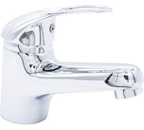 Смеситель для умывальника Doron DL 2338, шаровый, хром, излив короткий, п/ш (1/10) 012008