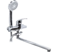 Смеситель для ванны Doron DВ 2238-30L, шаровый, хром, излив 300 мм, лейка 1 режим (1/10) 011997