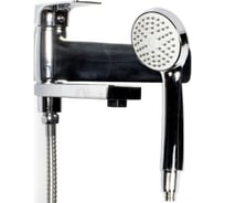 Смеситель для ванны Doron DВ 2236-17L, шаровый, хром, излив короткий, лейка 1 режим (1/10) 011993