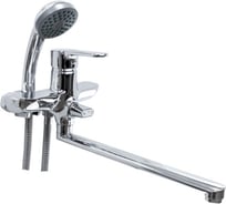 Смеситель для ванны Doron DВ 2132-30L, шаровый, хром, излив 300 мм, лейка 1 режим (1/10) 011987