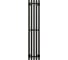 Полотенцесушитель электрический GROTA Corsa K 230x1200, черный Corsa K 230х1200 N RAL9005 EL 1