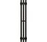 Полотенцесушитель электрический GROTA Corsa K 130x900, черный Corsa K 130х900 N RAL9005 EL 1