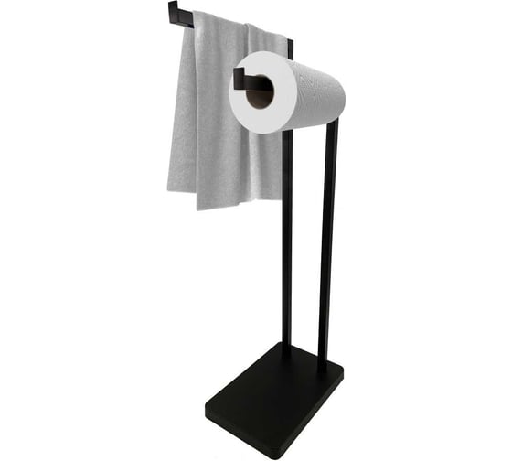 Держатель стойка Homium Double Clean, цвет черный, HS-TR005
