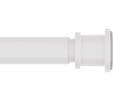 Карниз для ванной комнаты IDDIS 110-200 см, белый матовый, Элеганте (Elegante), , RSW0120i14