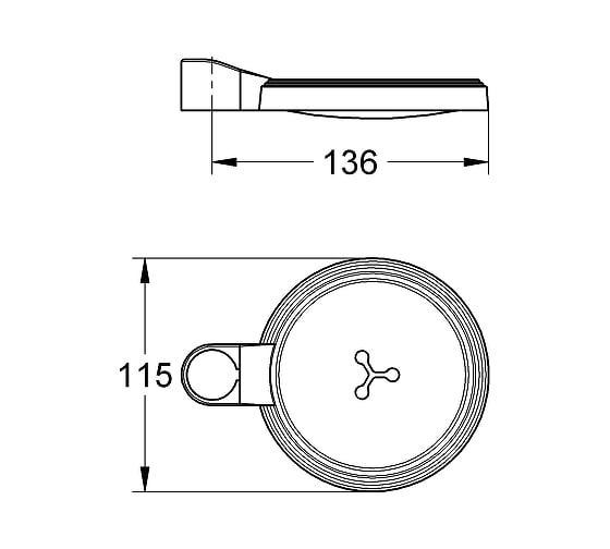 Мыльница GROHE Relexa 27206000