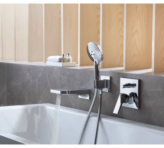 Душевой набор Hansgrohe 26721000 Raindance Select S 120 3jet с держателем и шлангом 00038146