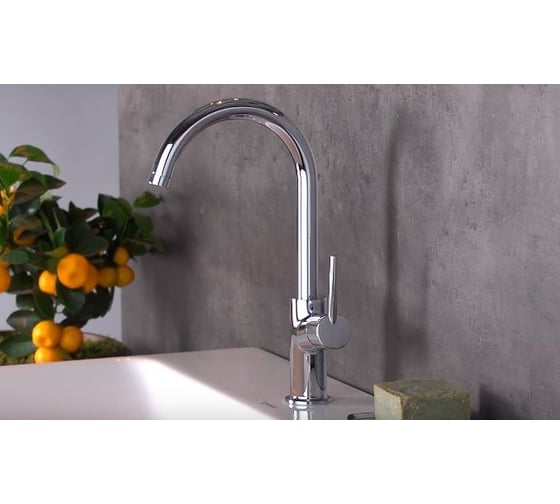 Однорычажный смеситель для раковины Hansgrohe 32084000 Talis поворотный излив 120 град 00017746