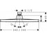 Верхний душ Hansgrohe 26727000 Crometta E 240 1jet EcoSmart 00051812 2