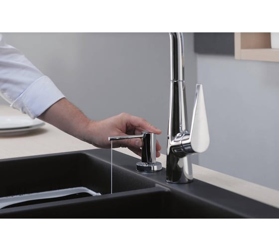 Диспенсер для жидкого мыла Hansgrohe 40448000 А51 хром 00021343