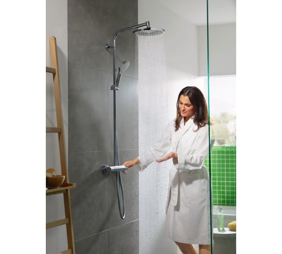 Душевая система для душа с термостатом Hansgrohe 27268000 Crometta S 240 00037940