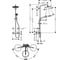 Душевая система с термостатом Hansgrohe 26890670 Croma Select S Showerpipe 280 1jet черный матовый 00062101 2