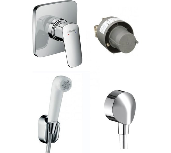 Набор с гигиеническим душем Hansgrohe Logis 71604000, 13620180, 27454000, 32127000 00053218 1