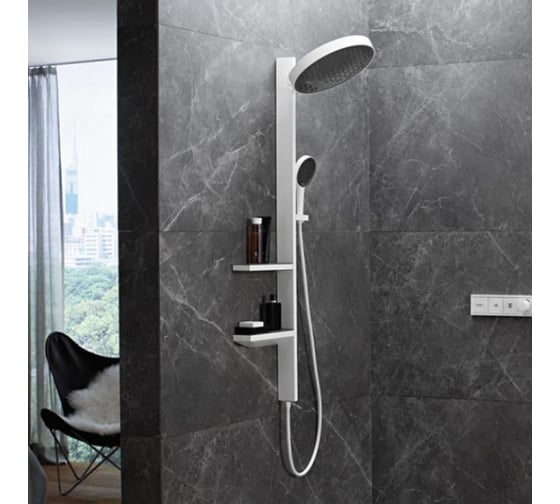 Душевая система Hansgrohe 26842000 Rainfinity Showerpipe 360 1jet СМ, хром 26840180 00054389