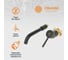 Смеситель для раковины встраиваемый ORANGE Карл, черный M05-722b 10