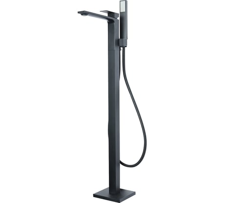 Напольный смеситель для ванны Orange Lutz черный M04-336b