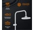 Душевая система Orange белая M05-933w 6