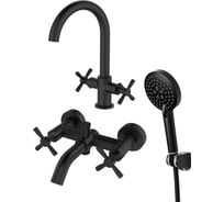 Душевая система Orange черная M34-381b